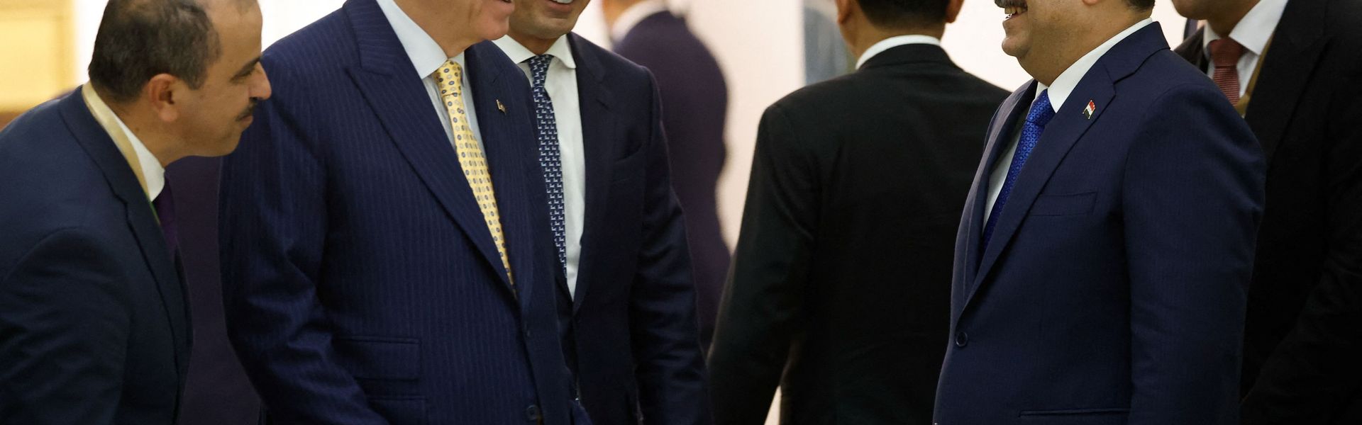 Turkish President Erdoğan and Iraqi Prime Minister al-Sudani