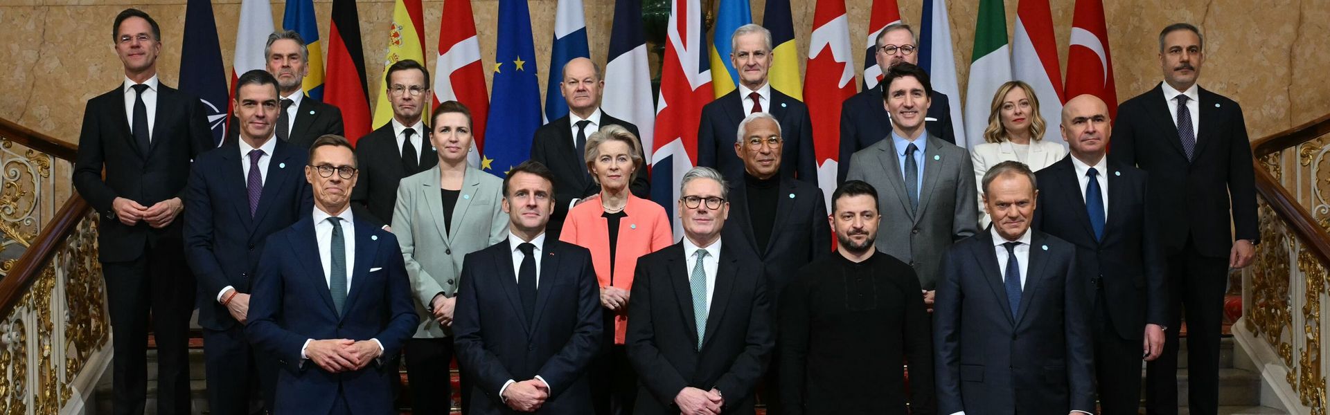 On Sunday, March 2, 2025, leaders from NATO, the EU, and allied nations met Ukraine’s President Volodymyr Zelensky at Lancaster House in London for a summit on the Russian invasion of Ukraine. 